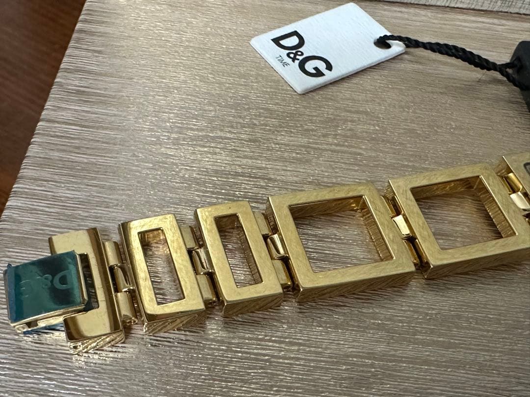 D&G ゴールド アナログ 腕時計