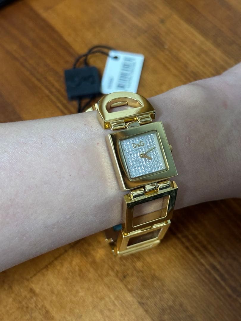 D&G ゴールド アナログ 腕時計