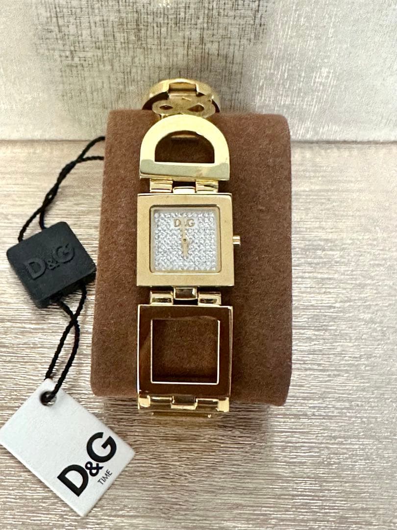 D&G ゴールド アナログ 腕時計