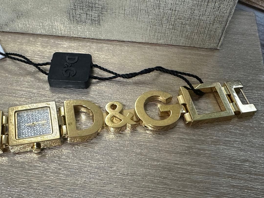 D&G ゴールド アナログ 腕時計