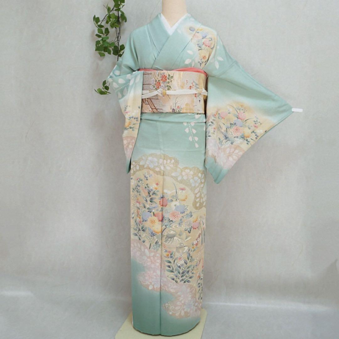 訪問着フルセット　289▪︎ 正絹　卒業式　入学式　お宮参り 七五三　披露宴