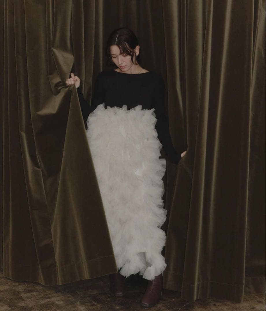 【NOTREemor】ruffle tulle dress