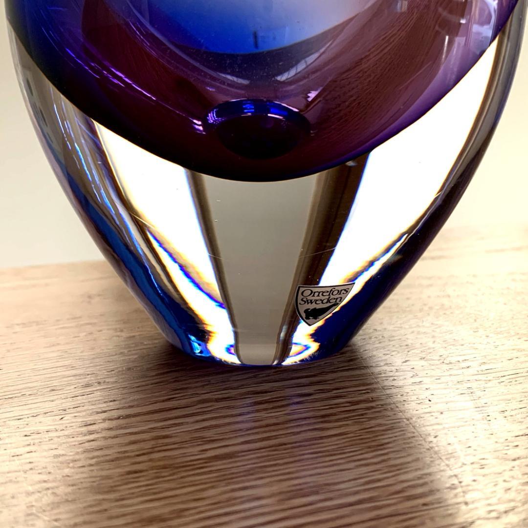 Orrefors オレフォス 花瓶 花器 フラワーベース 中古品 スウェーデン