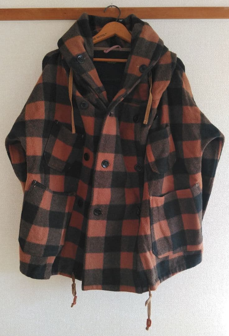 新春セール KAPITAL キャピタル ウール リングコート チェック