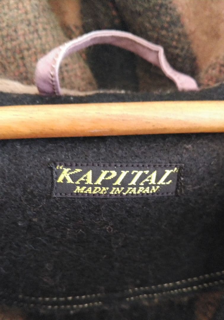 新春セール KAPITAL キャピタル ウール リングコート チェック