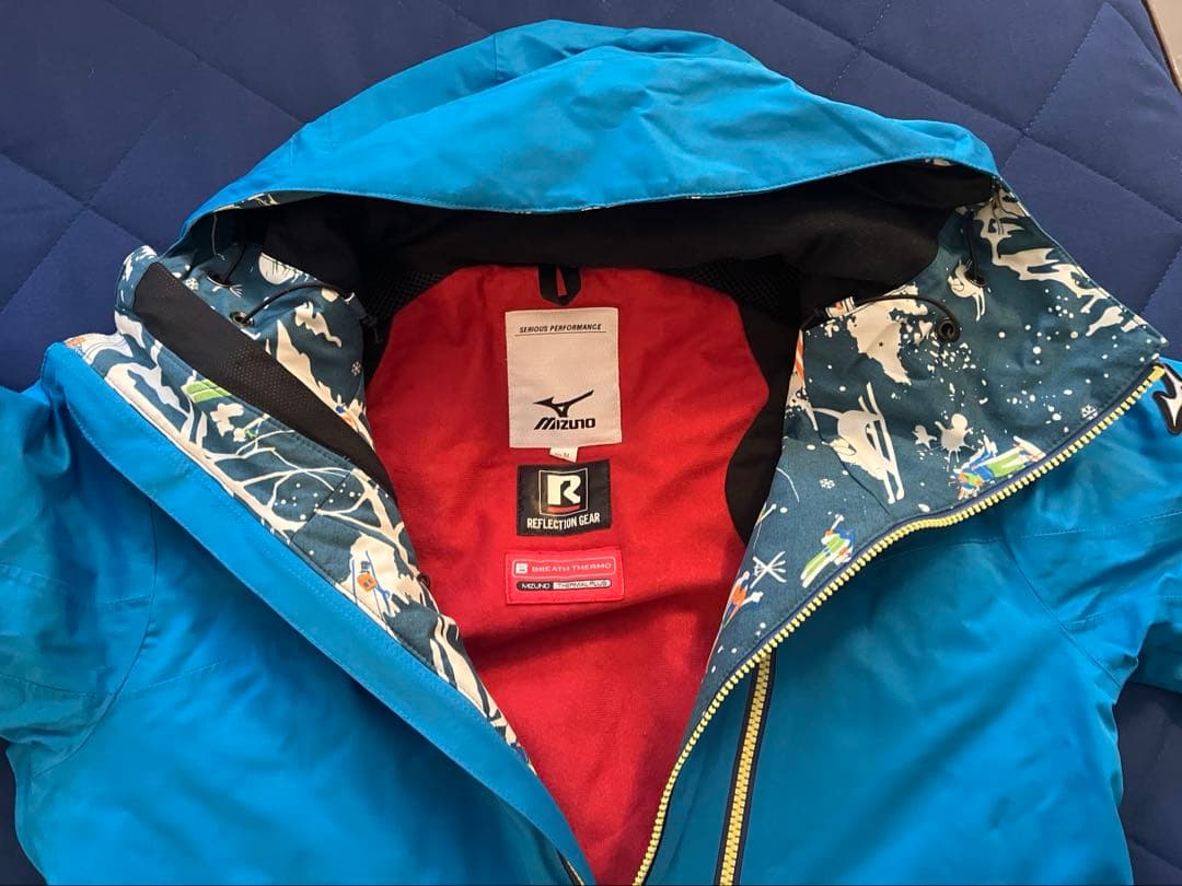 ゲ*ん様 MIZUNO スキーウェア 上下セット　メンズ Mサイズ　ブレスサーモ