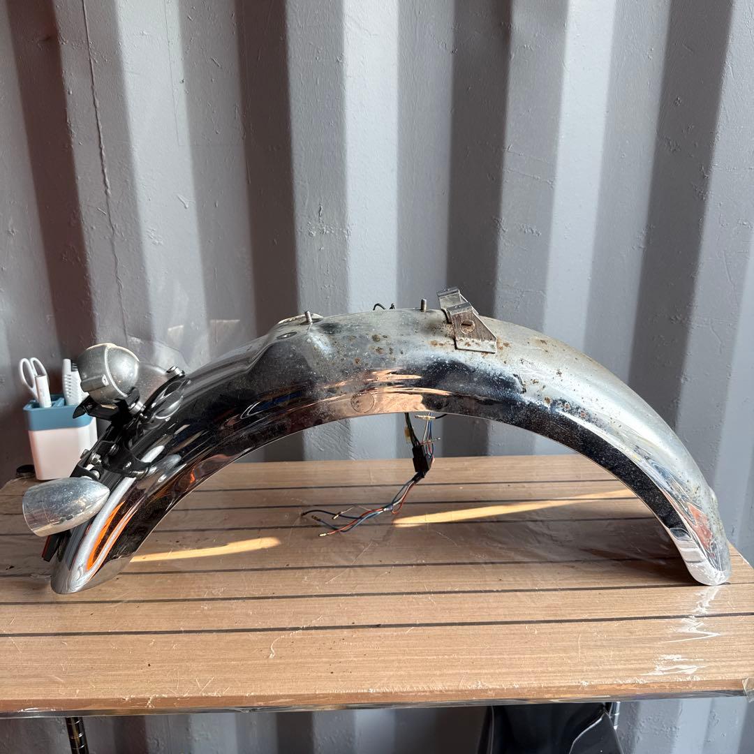 KAWASAKI W650 純正フェンダー　ウインカーセット