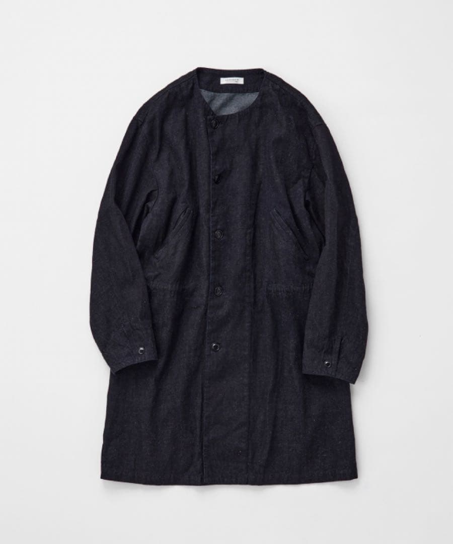 準新品【Nestrobe Confect】ユニセックスデニム ノーカラーコート