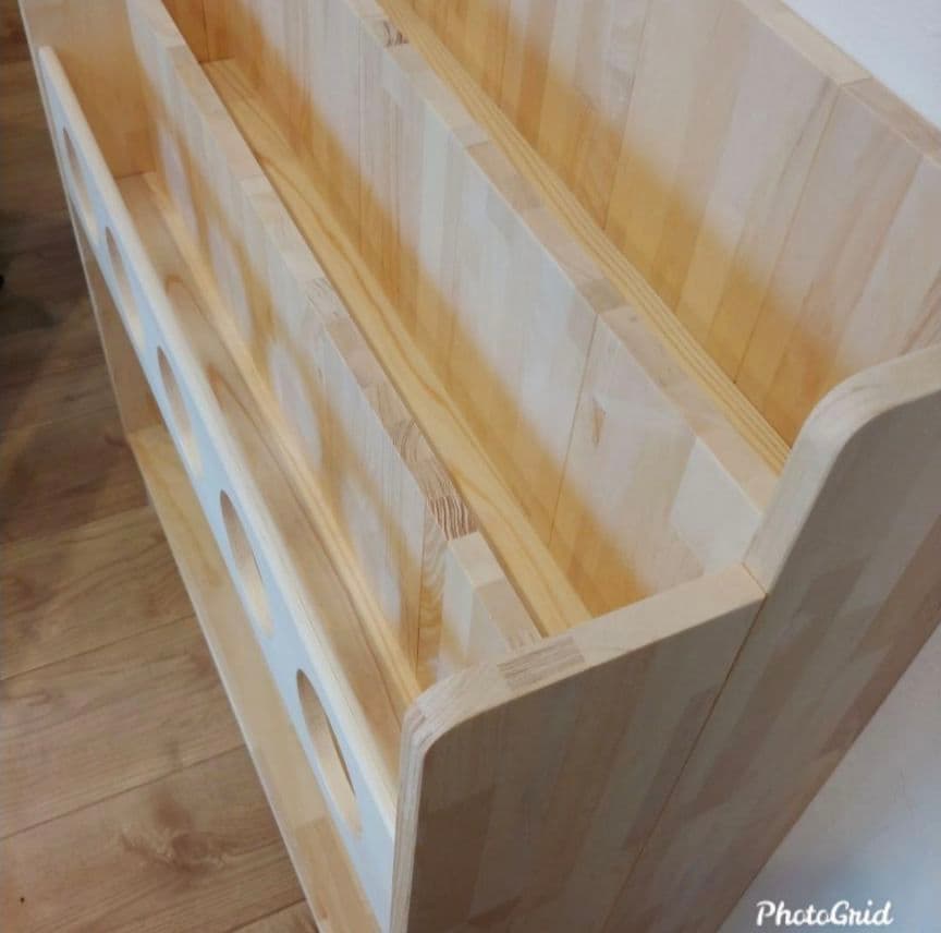 現物1点　ハンドメイド　絵本棚 　本棚　知育