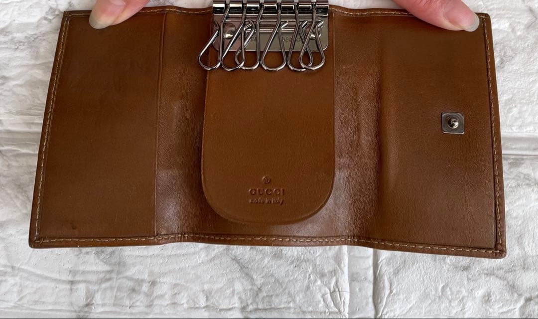 GUCCI グッチ　モノグラムキーケース