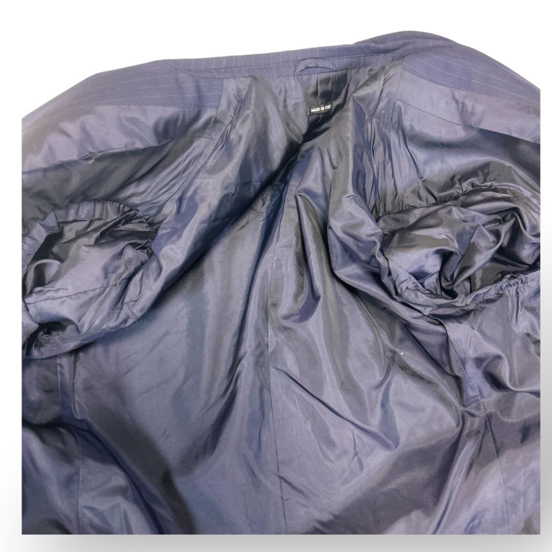 美品　ジョルジオアルマーニ　紺ブレ　セットアップ　ネイビー　紺色　高級　イタリア