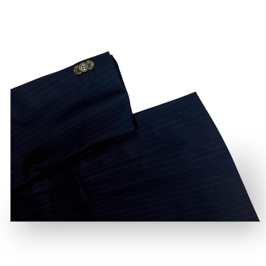 美品　ジョルジオアルマーニ　紺ブレ　セットアップ　ネイビー　紺色　高級　イタリア