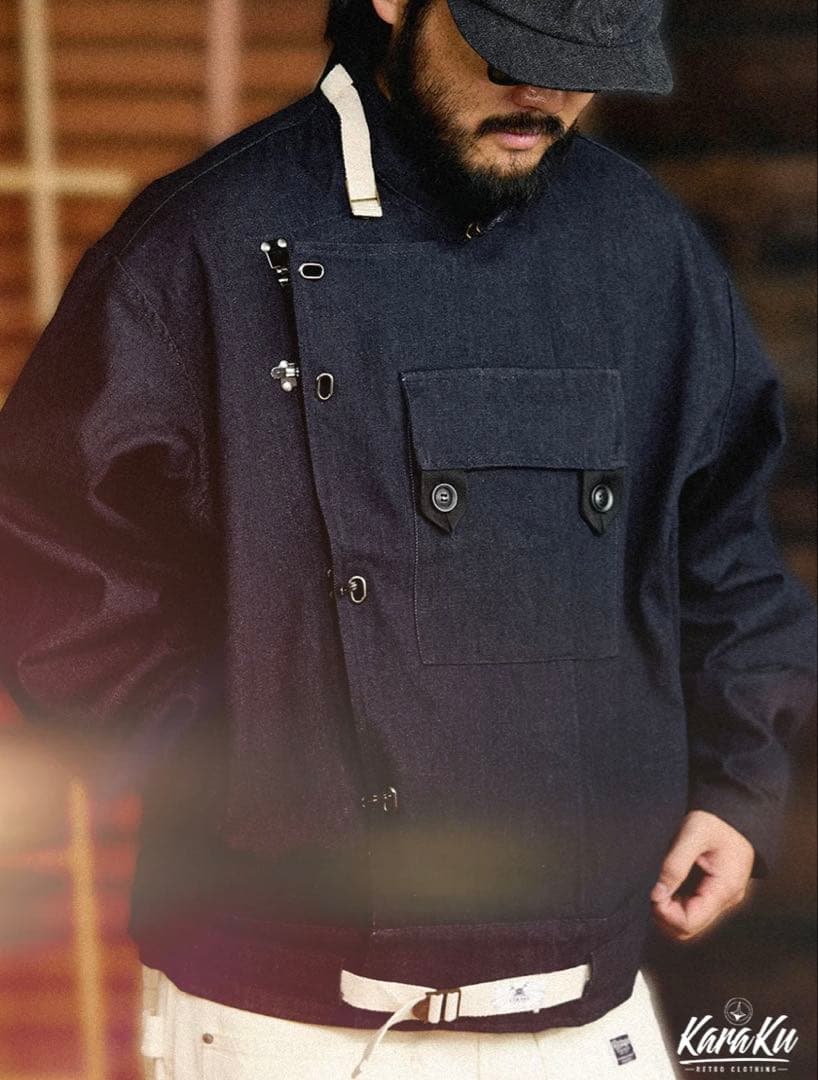 KARAKU 13oz スウェーデン軍モーターサイクルジャケット