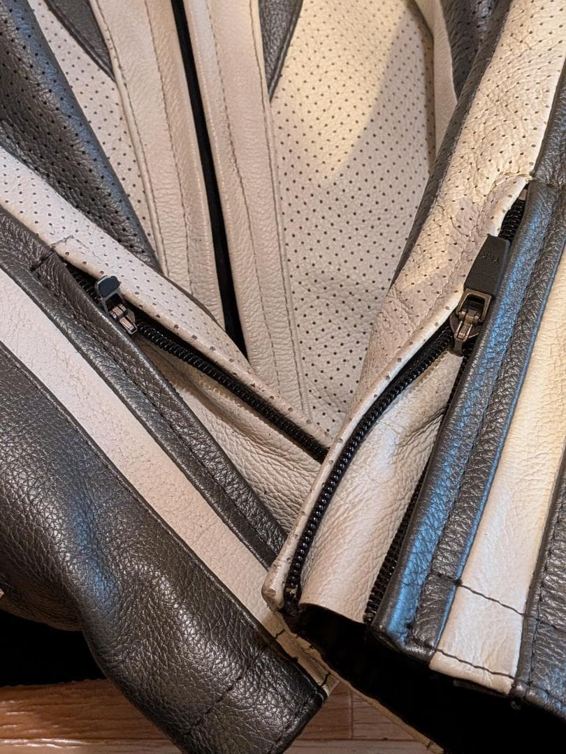 ARLEN NESS レザー ジャケット ホワイト/ブラック