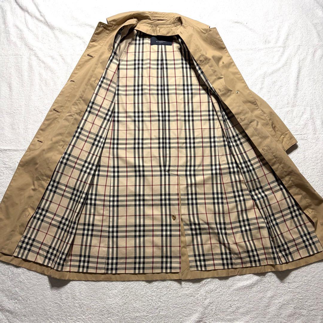 BURBERRY ステンカラーコート　ライナー付　ブラウン　ノバチェック　11