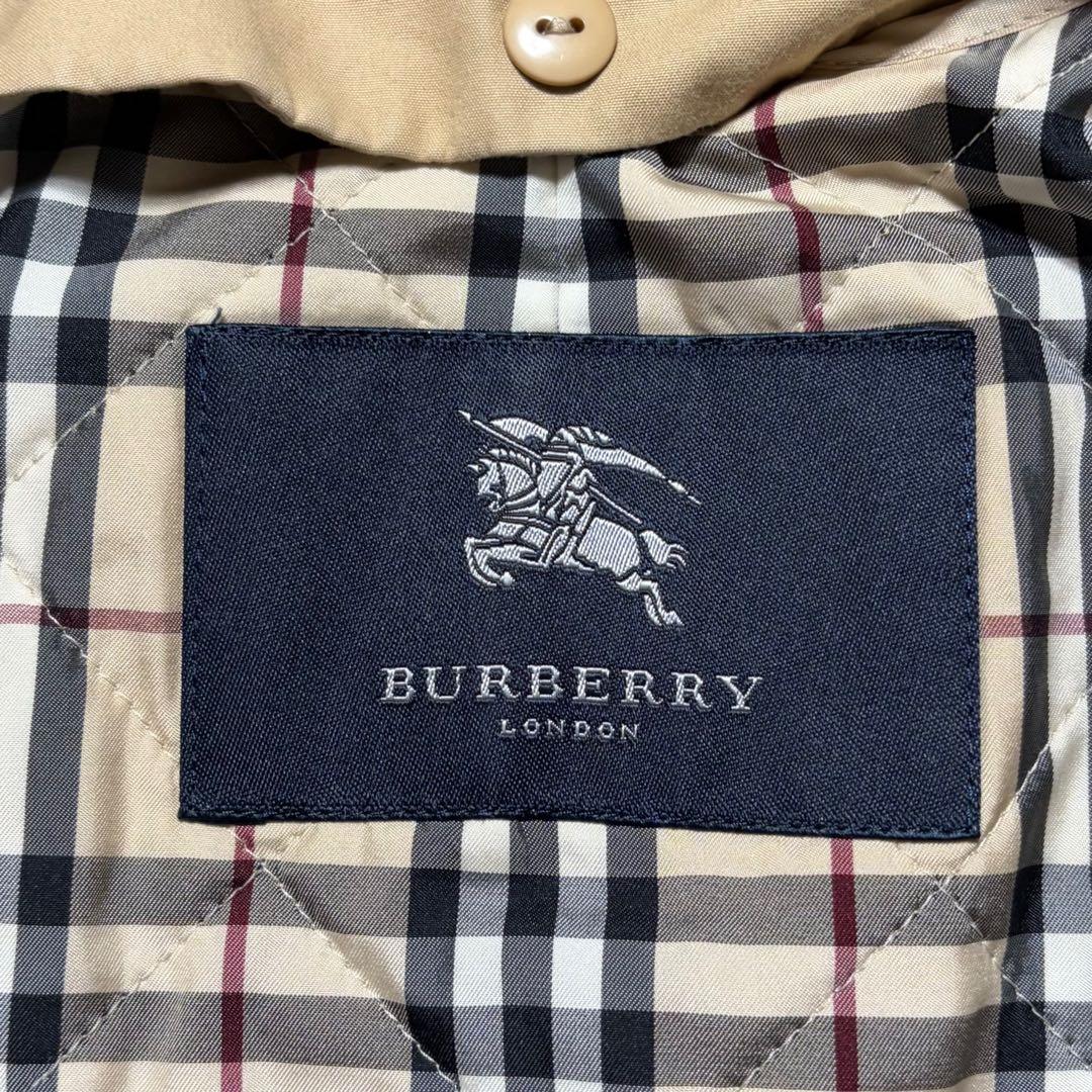 BURBERRY ステンカラーコート　ライナー付　ブラウン　ノバチェック　11