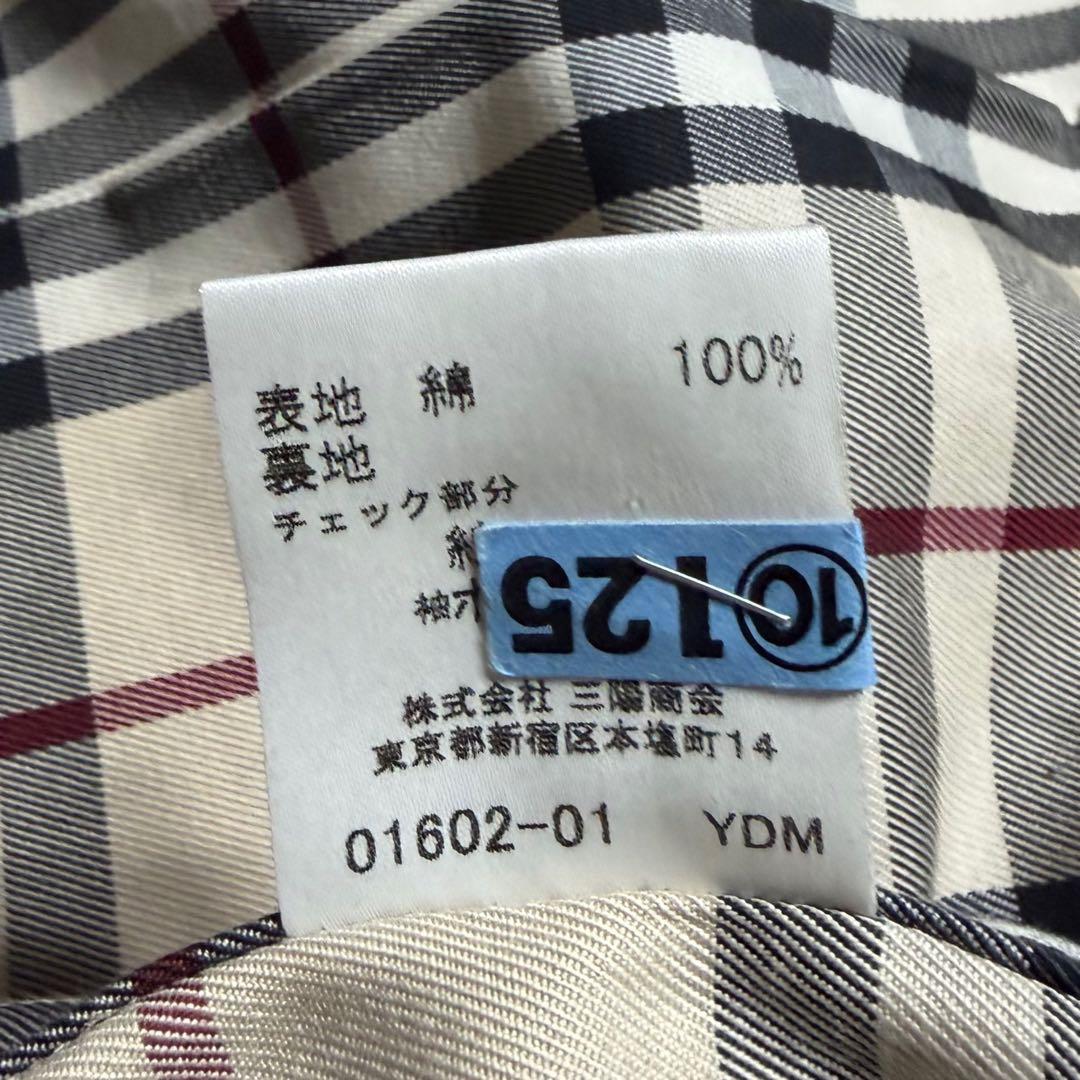 BURBERRY ステンカラーコート　ライナー付　ブラウン　ノバチェック　11