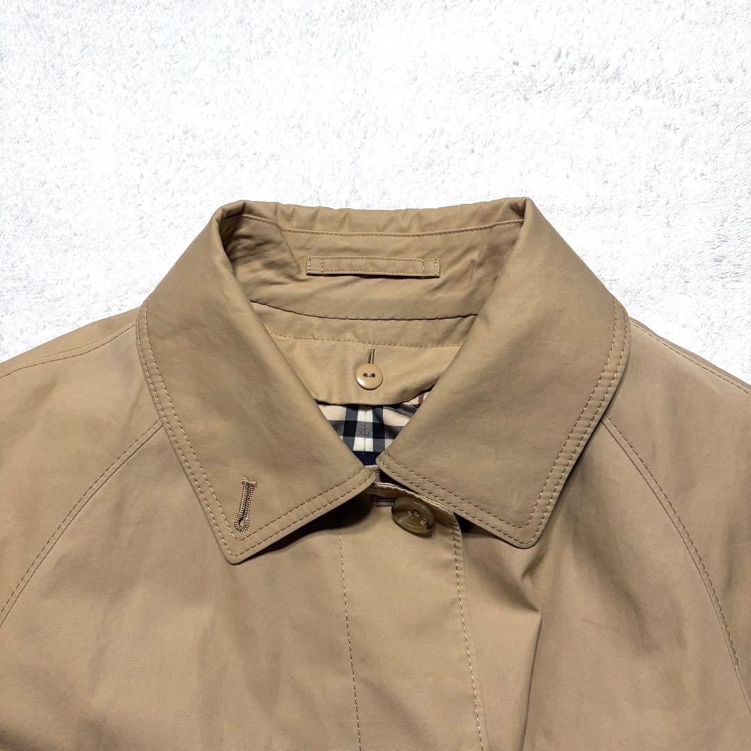BURBERRY ステンカラーコート　ライナー付　ブラウン　ノバチェック　11