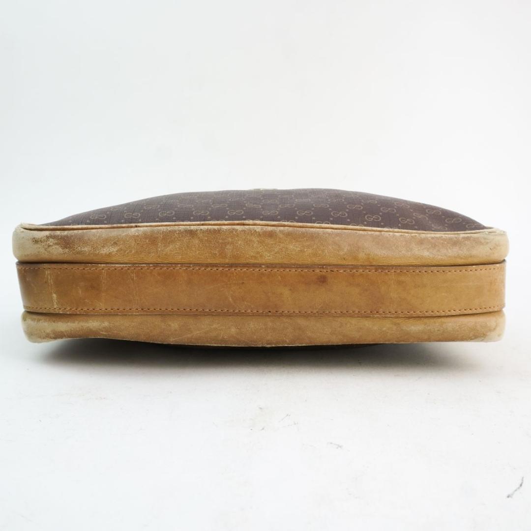 GUCCI ショルダーバッグ GGロゴ イタリア製 ブラウン@AH10