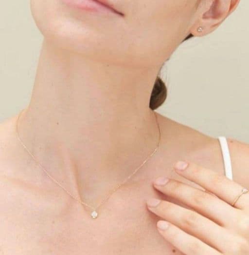 【専用】ete　ミストピンク　K10MPG オパールネックレス