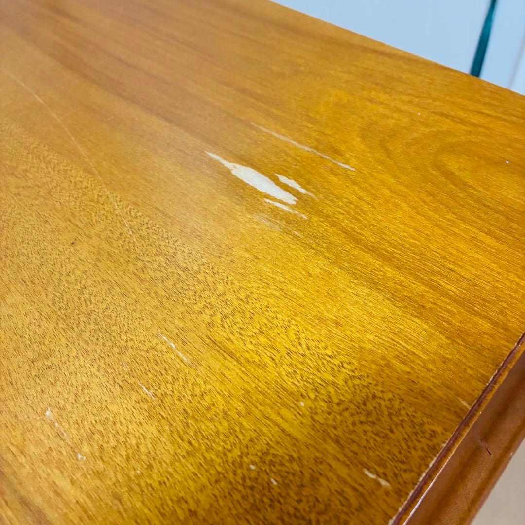 【希少】横浜ダニエル 樺材 ナイト テーブル サイド 引出し 飾り台 ①