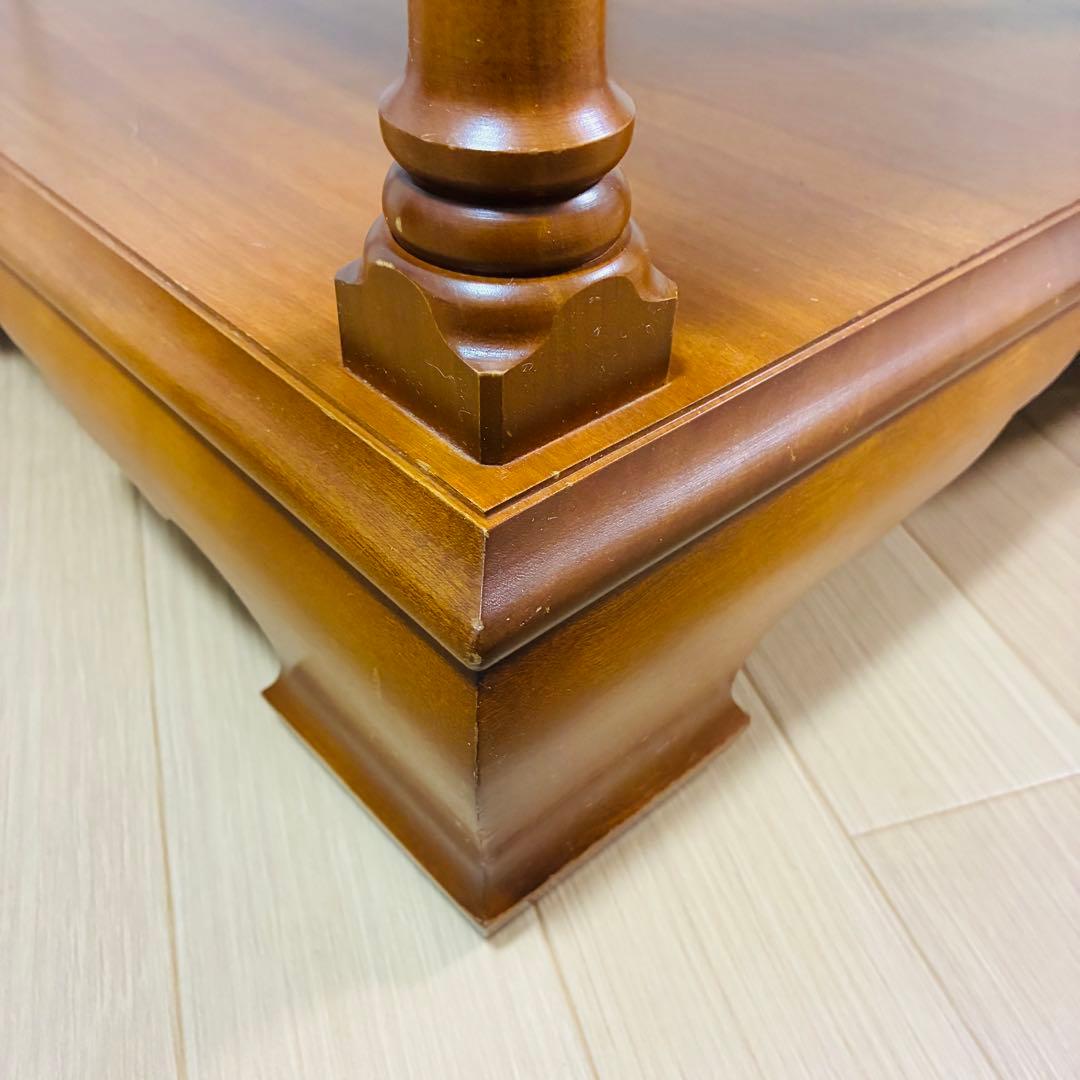 【希少】横浜ダニエル 樺材 ナイト テーブル サイド 引出し 飾り台 ①