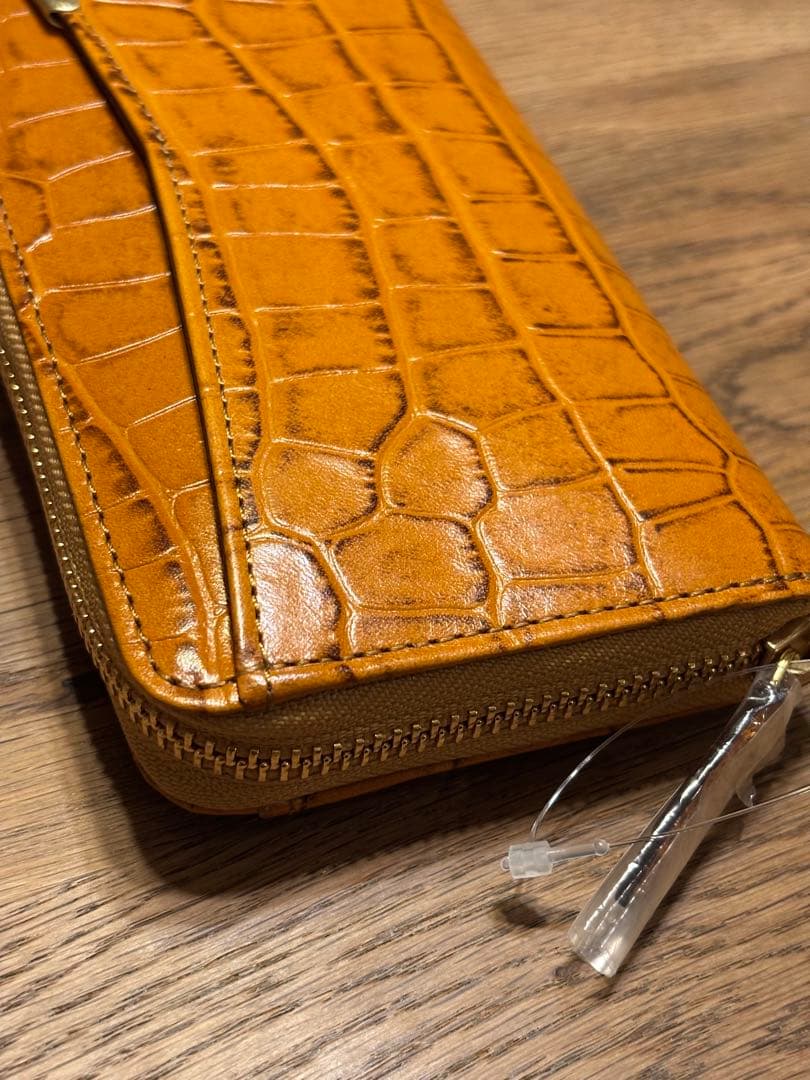 新品 未使用 ダコタ 長財布 ラウンドファスナー オスピタリタ マスタード 黄色