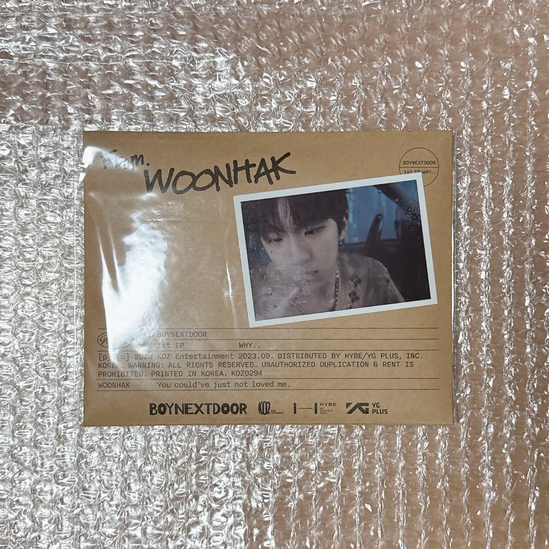 【新品未開封】BOYNEXTDOOR WHY LETTERver. 6形態セット