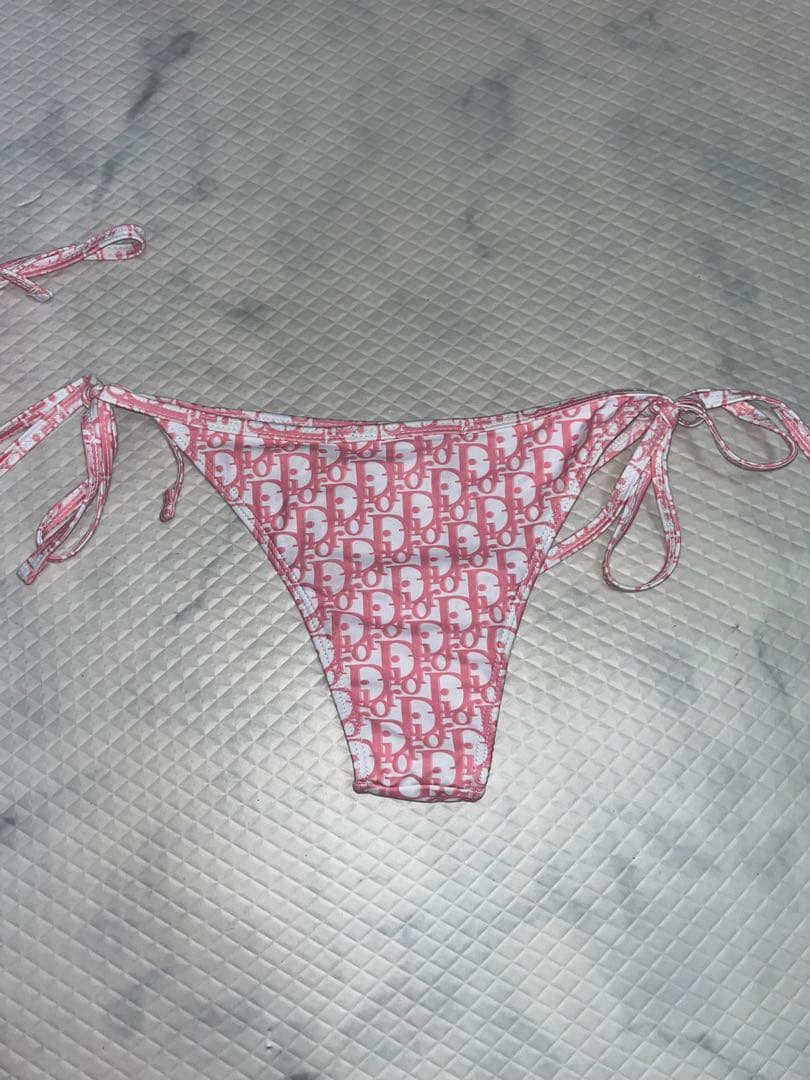 Christian Dior ピンク ロゴビキニ