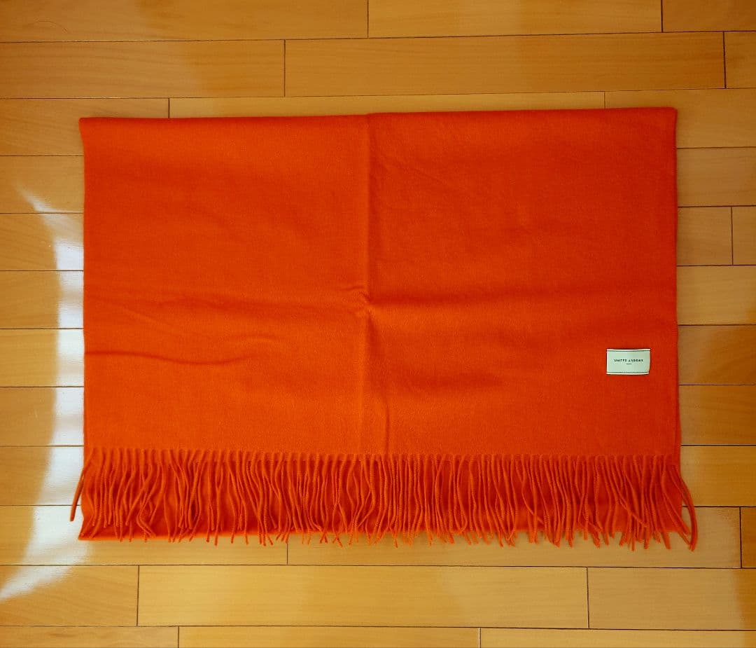 新品 UNITED ARROWS ストール オレンジ