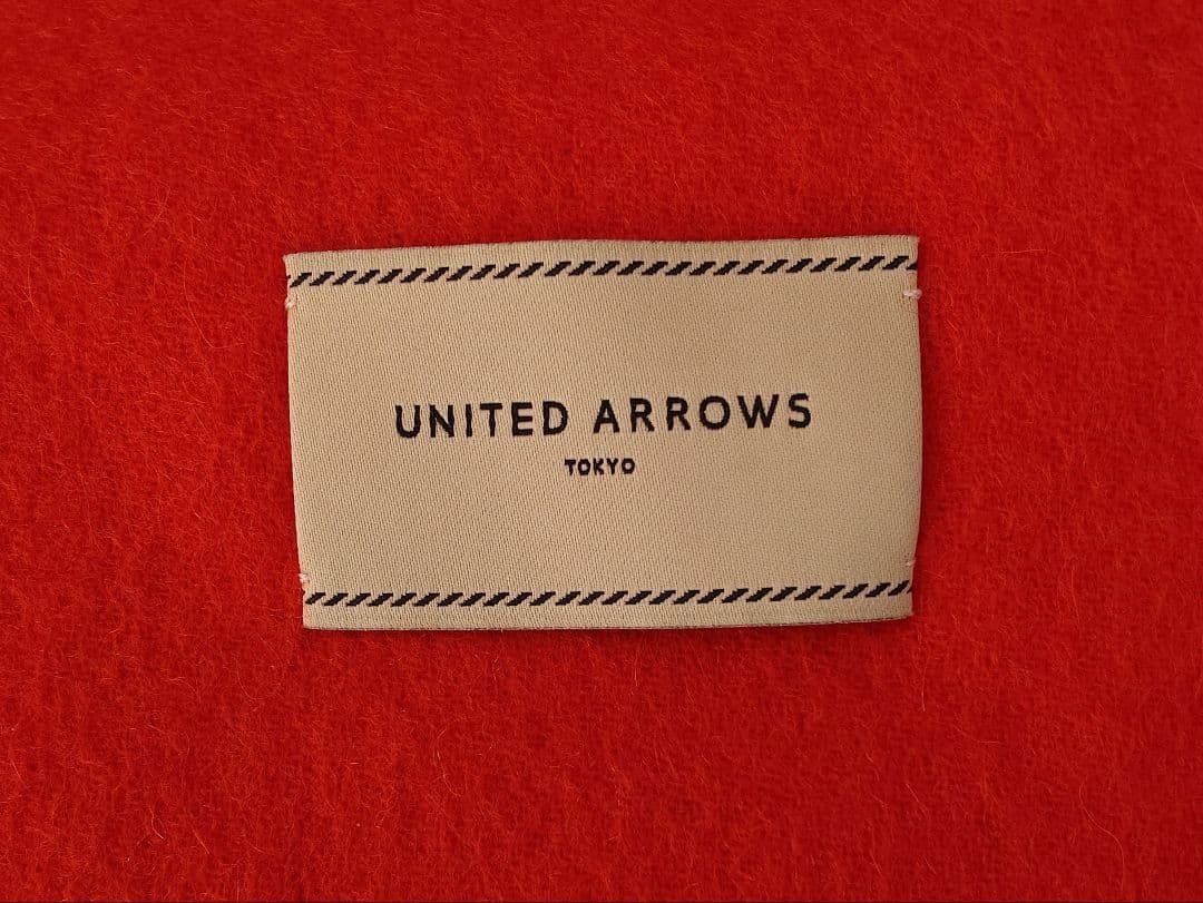 新品 UNITED ARROWS ストール オレンジ