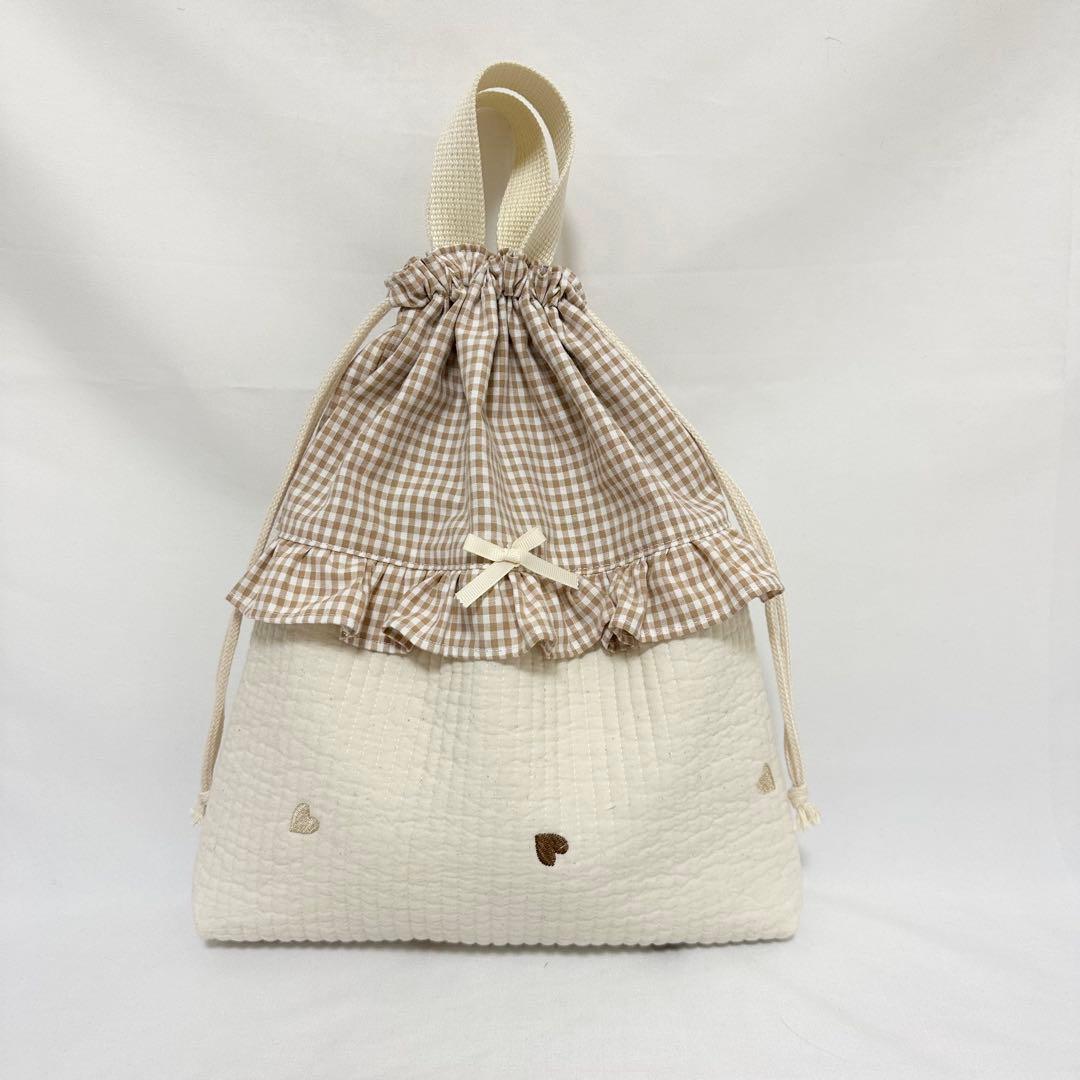 入園入学3点セット　レッスンバッグ　シューズ入れ　お着替え袋　ヌビキルティング