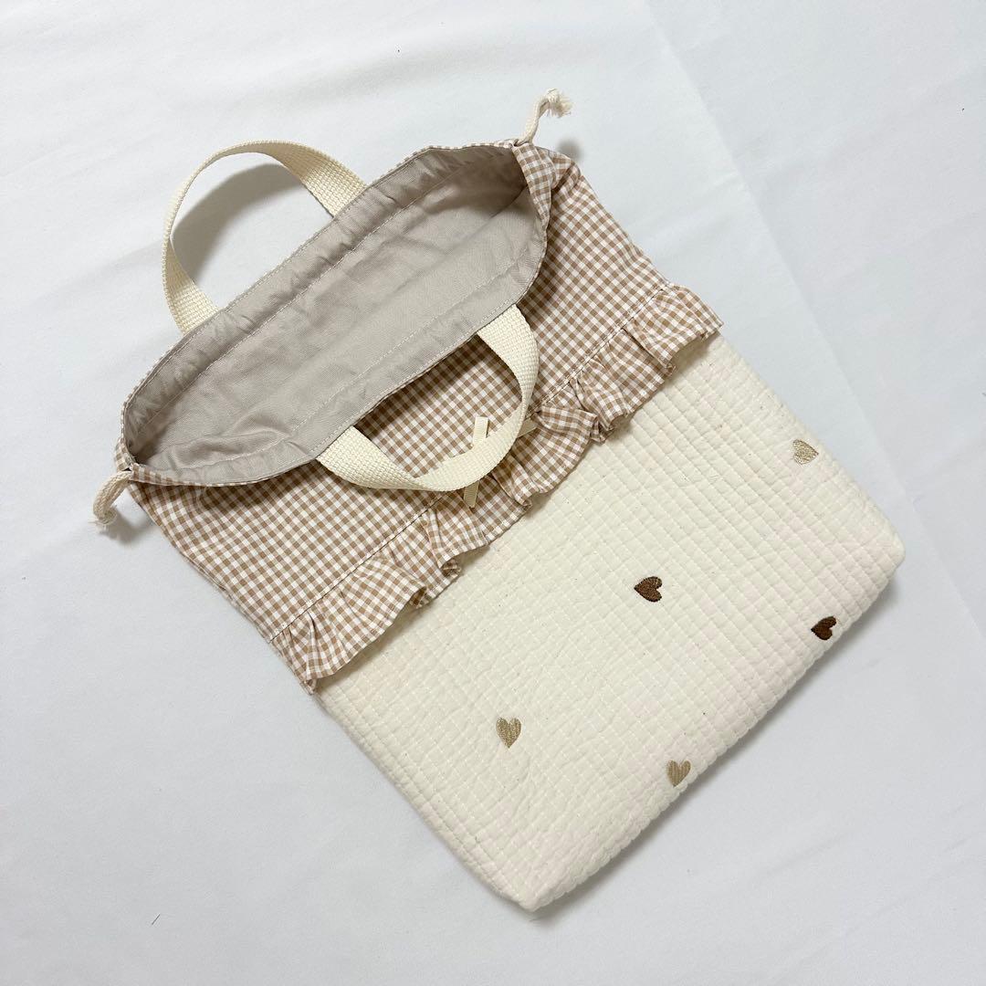 入園入学3点セット　レッスンバッグ　シューズ入れ　お着替え袋　ヌビキルティング