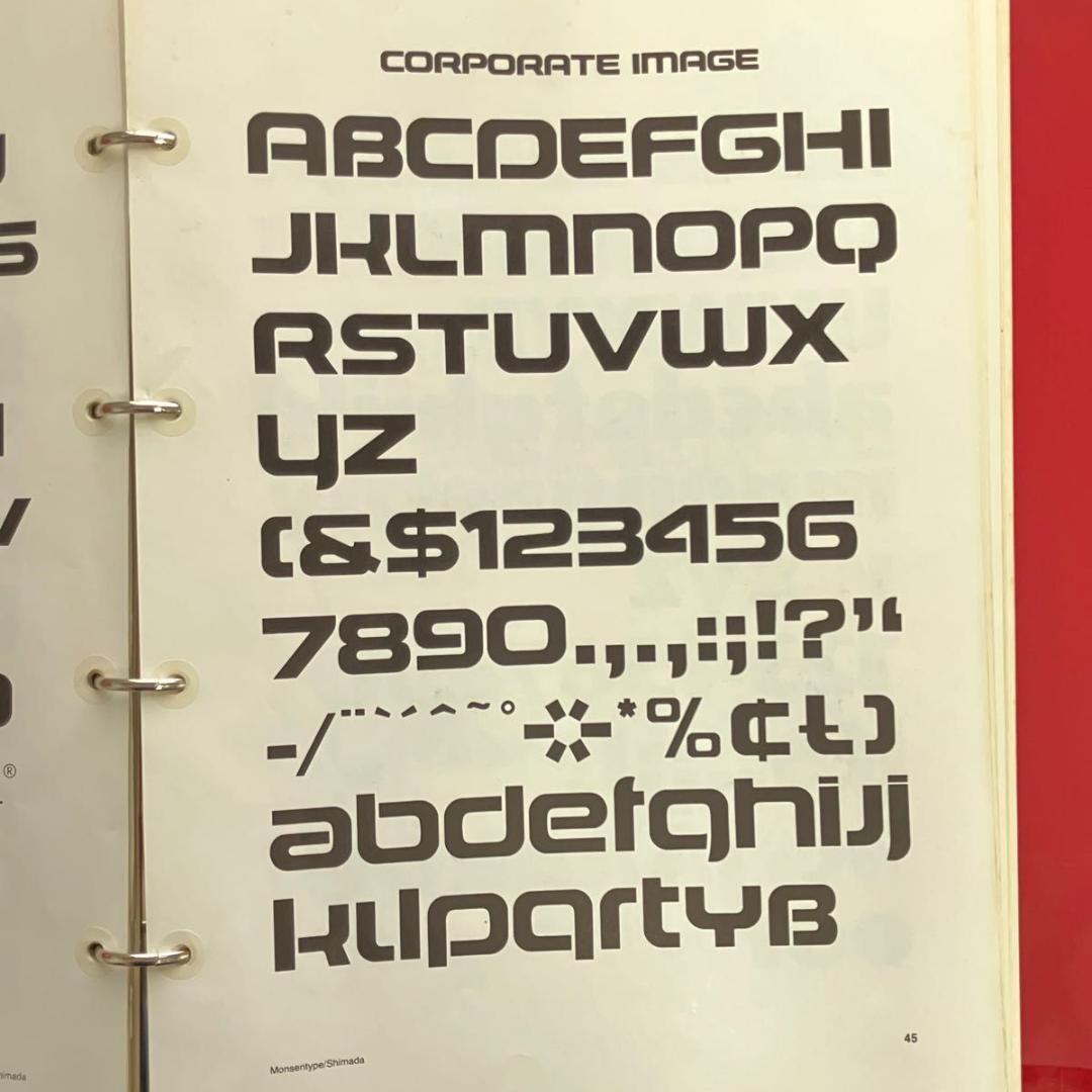 モンセン・スタンダード欧文書体 清刷集 全６巻