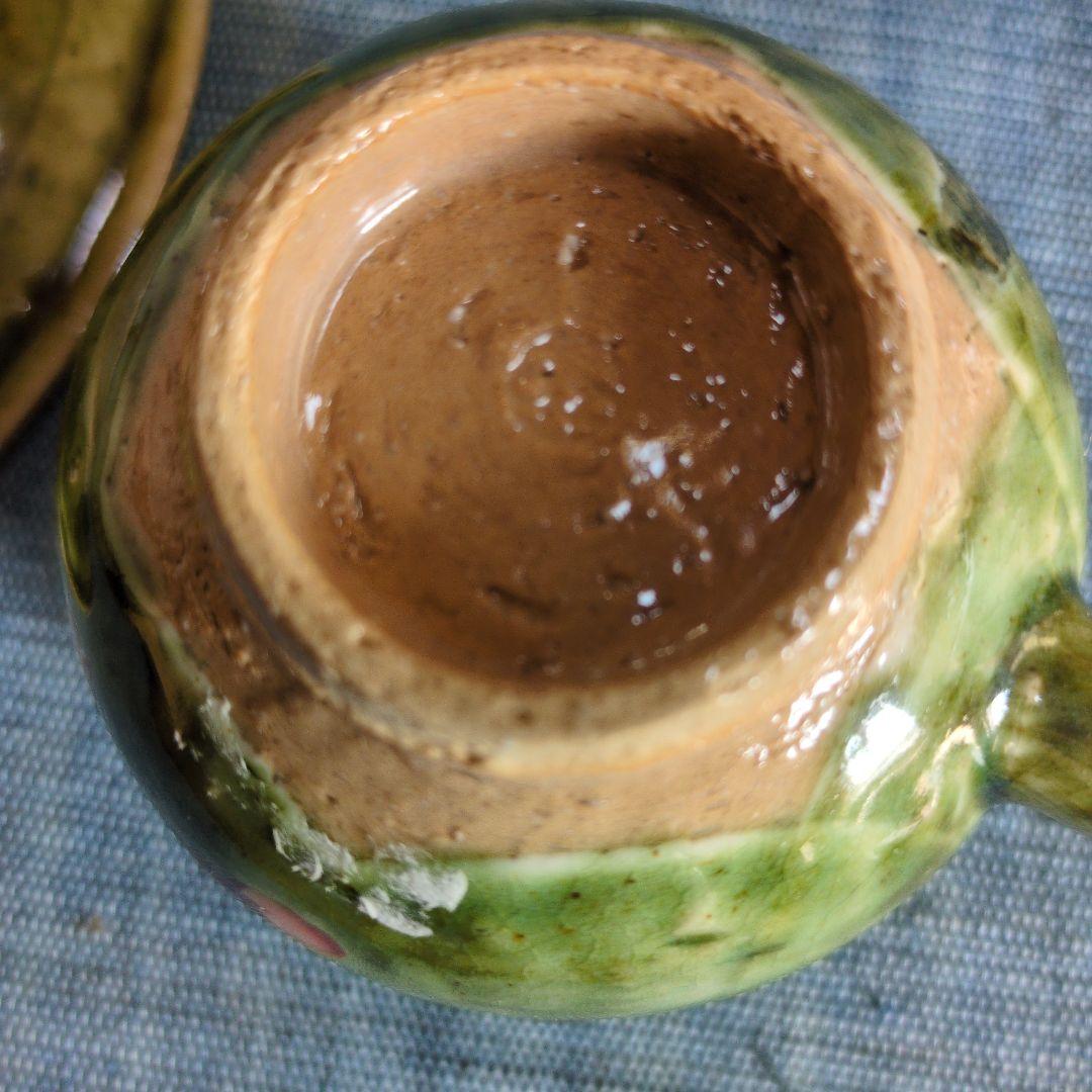 陶あん　先代作　カップとソ一サ一桜絵