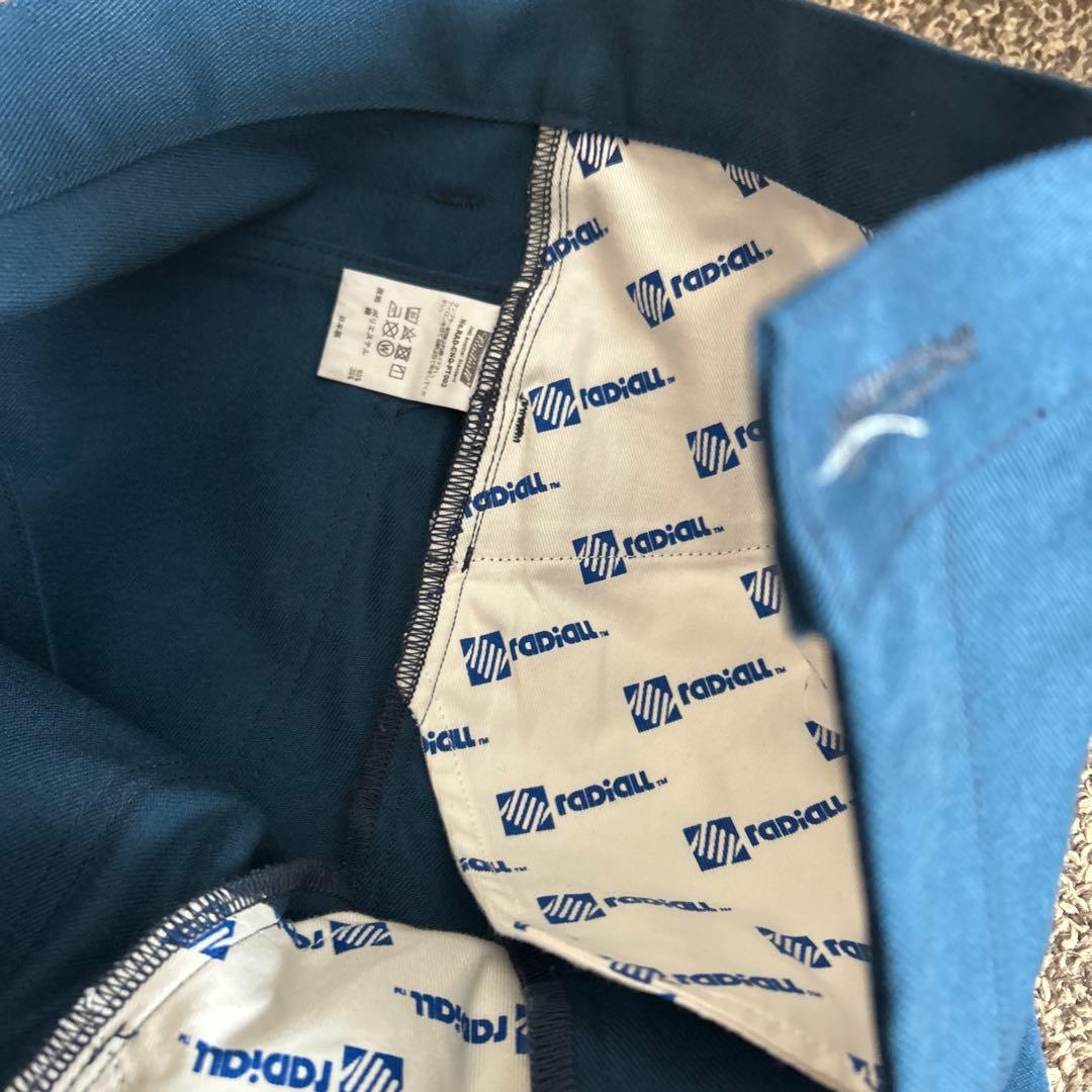 RADIALL ラディアル ストレートフィットパンツ ネイビー 36inch
