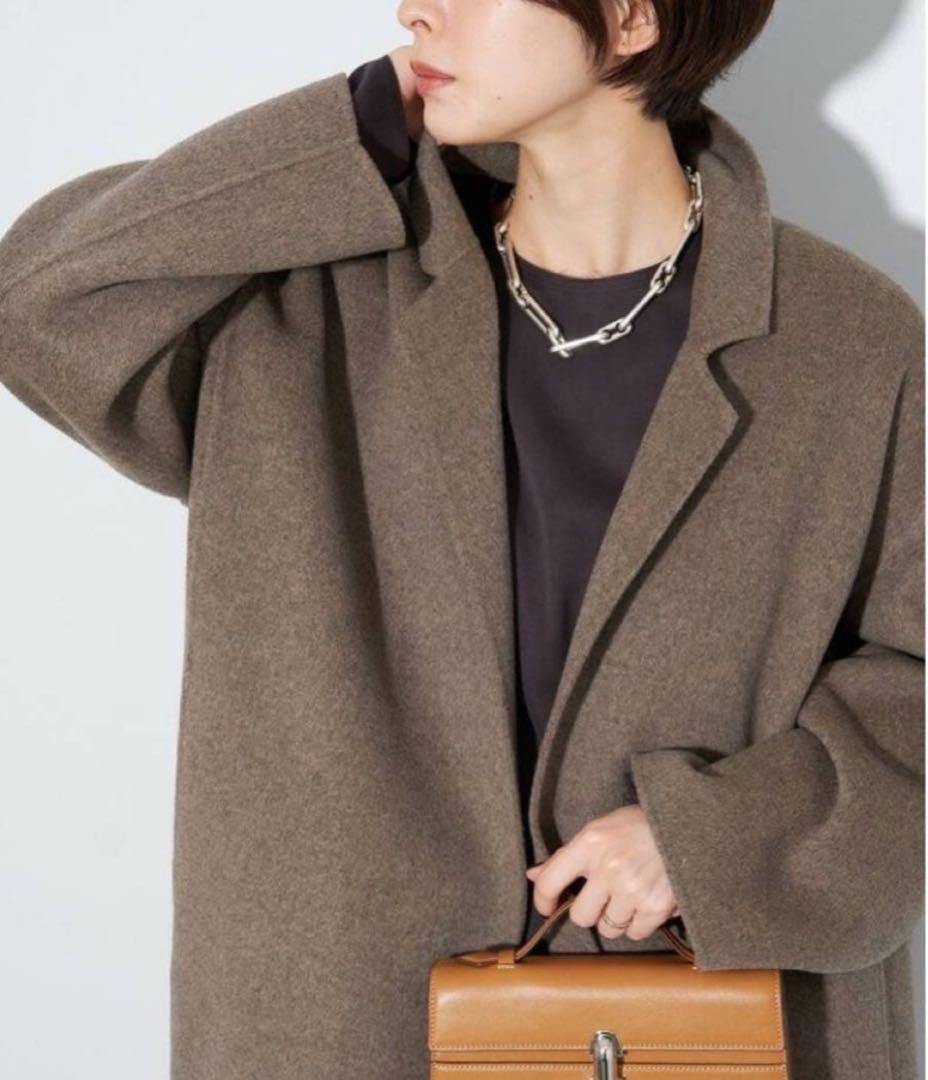 新品未使用✨️プラージュ　ハミルトン　コクーンコート　オーバーサイズ　ロング　36