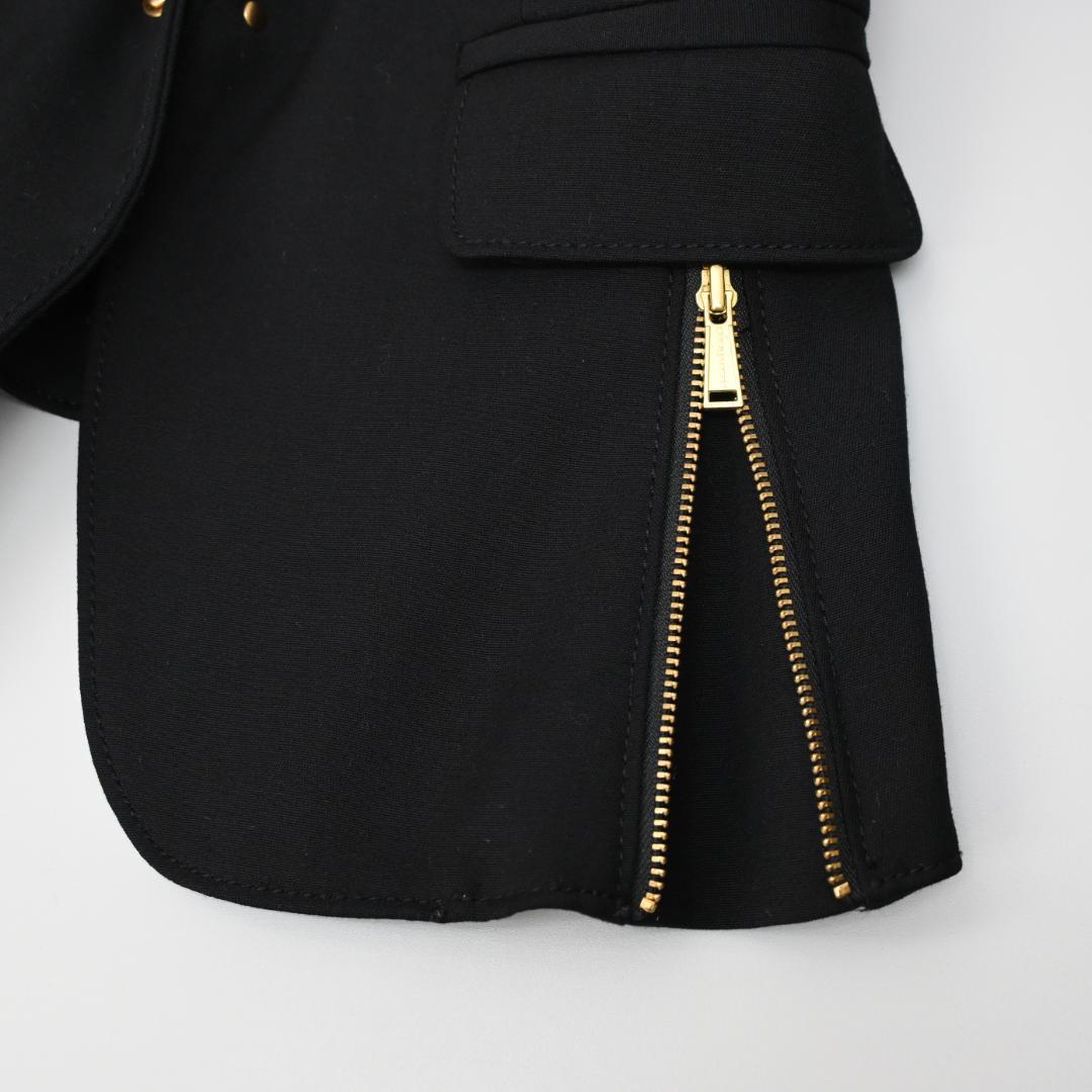 ★47649 ディースクエアード テーラードジャケット ブラック