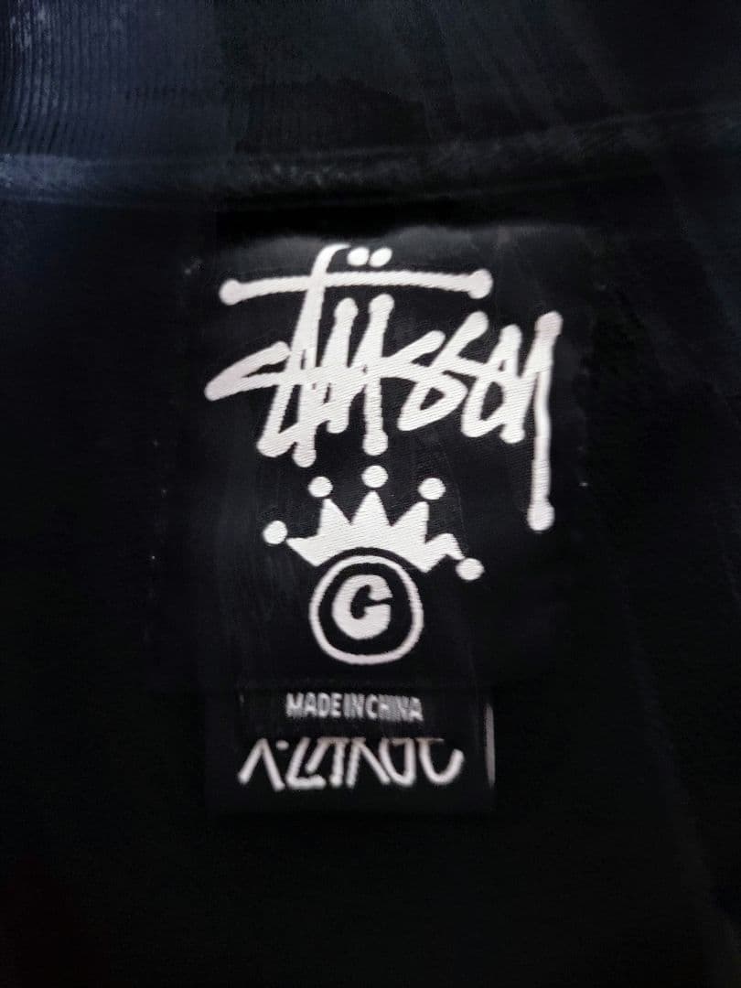 【ステューシー】【希少XLサイズ】【コットンスタジャン】【ジャケット】ブラック