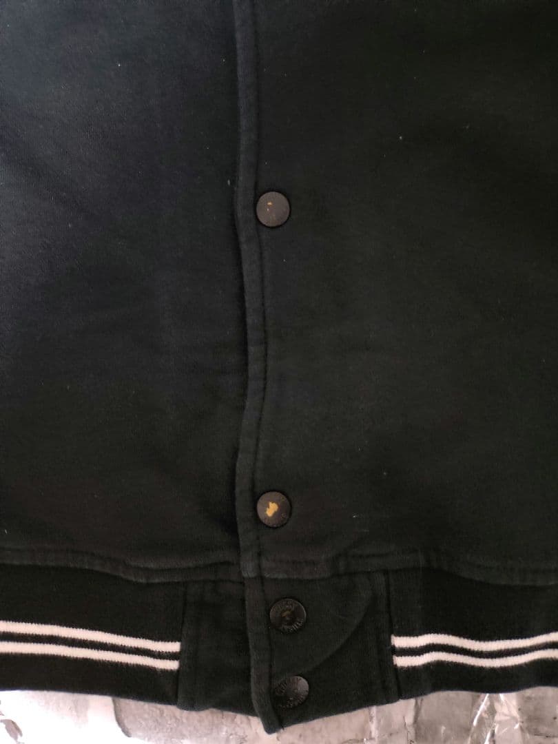 【ステューシー】【希少XLサイズ】【コットンスタジャン】【ジャケット】ブラック