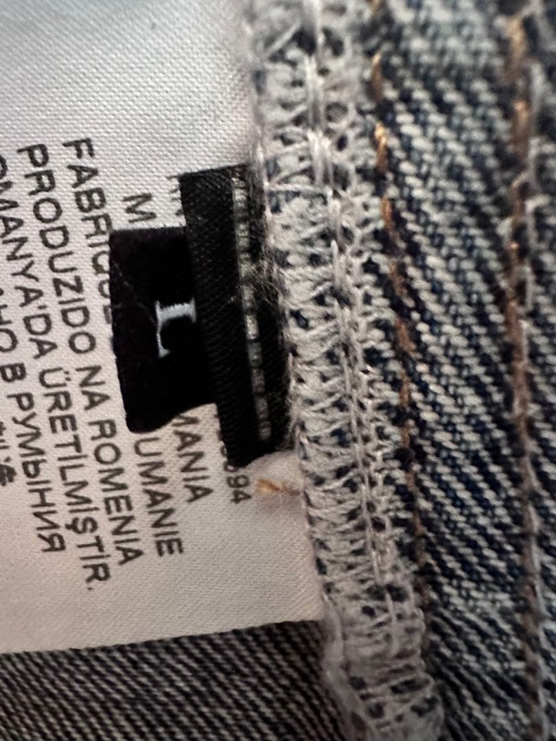 超美品！DIESEL デニムジャケット　Lサイズ　肩ジップデザイン