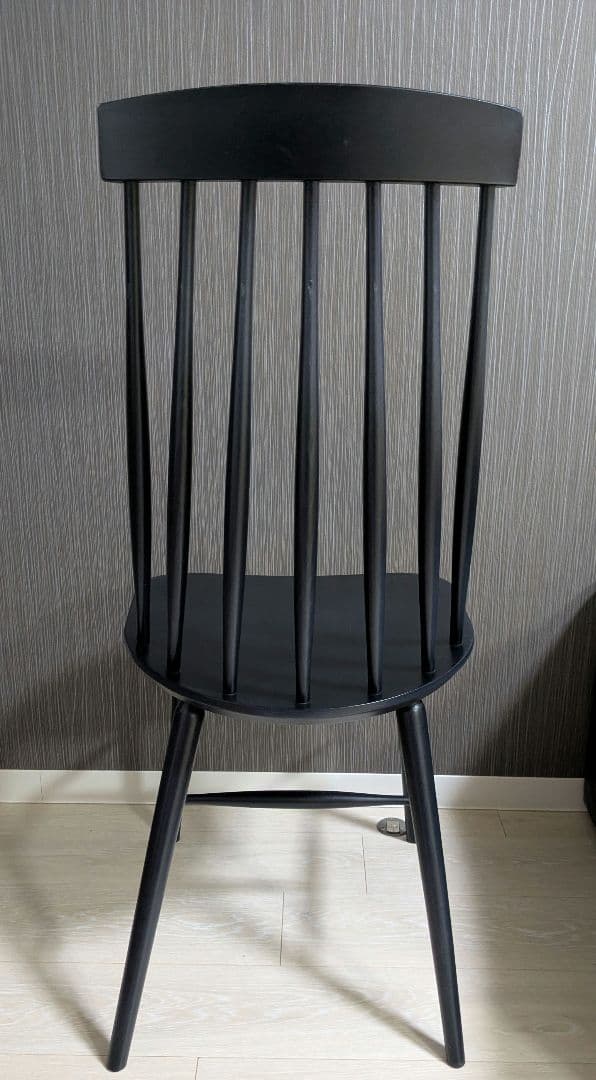 梱包・発送たのメル便　UNICO　コトナ　ダイニングチェア　ブラック　黒　　①