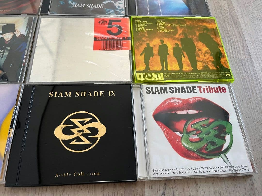 SIAM SHADE マキシ・シングルCD6枚 ＋ アルバムCD11枚