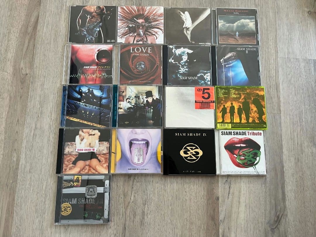 SIAM SHADE マキシ・シングルCD6枚 ＋ アルバムCD11枚