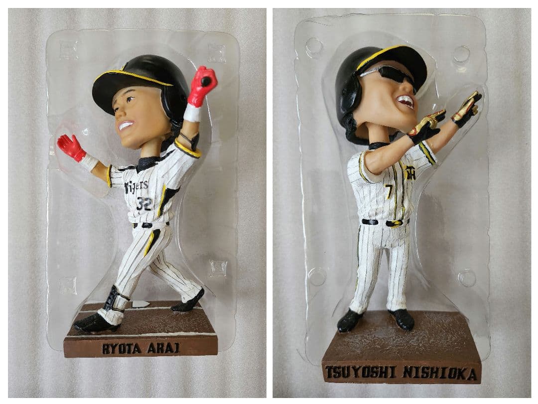 阪神タイガース　ボブルヘッドフィギュア　ファンクラブ限定販売品　セット