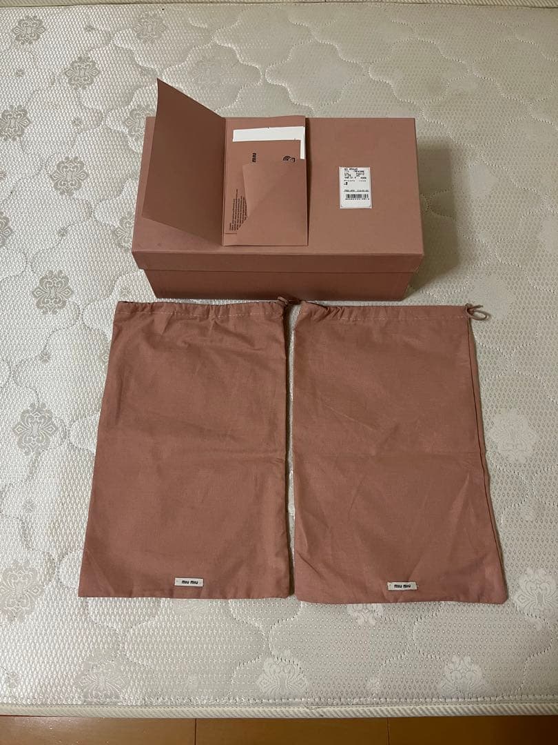 miumiu ジムナジウム テクニカルファブリックxスエード スニーカー