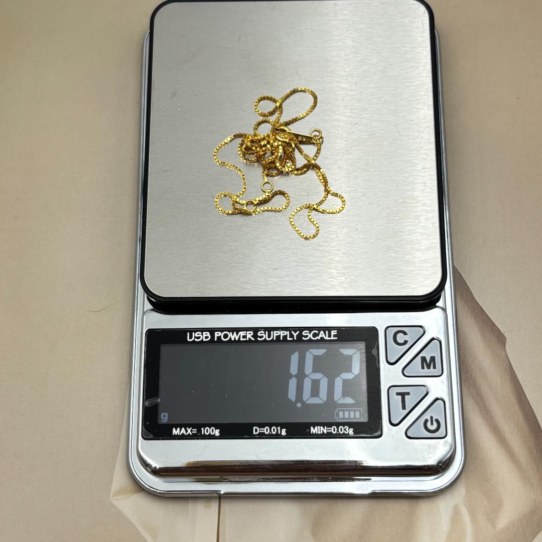 ⭐ 極美品 ✨ K18ゴールド ネックレス 1.62g