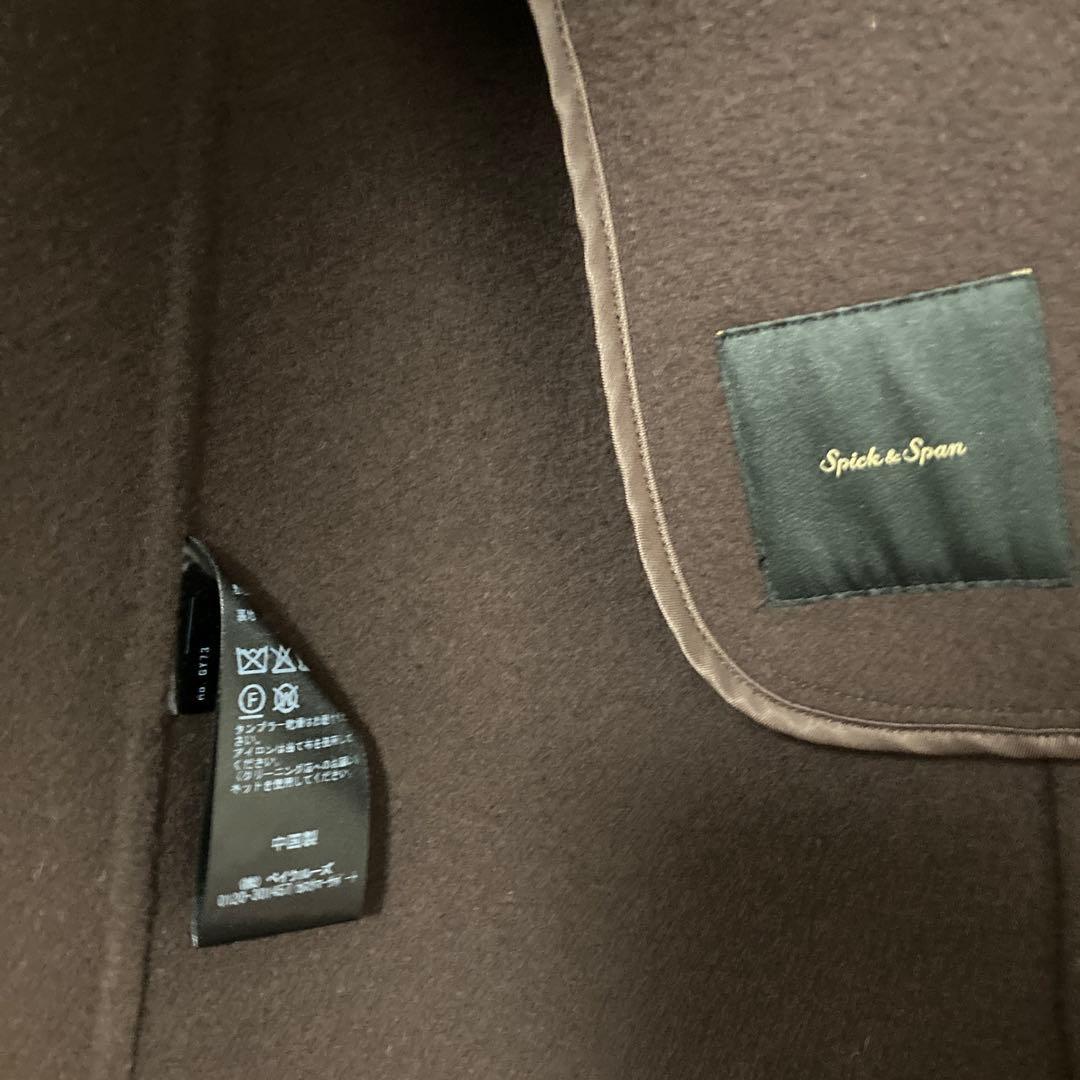 限定値下げ⭐︎spick&span 120Sビーバーピークドラベルジャケット 38