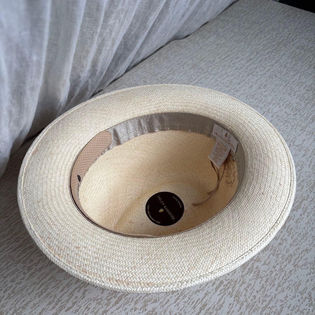 ヘレンカミンスキー　帽子　麦わら帽子　リボン