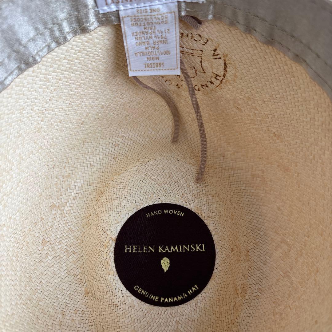ヘレンカミンスキー　帽子　麦わら帽子　リボン